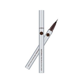 [Missha] Missha Natural Fix Brush Pen Liner 0.6g (Brown) (14854042) / [미샤] 미샤 내추럴 픽스 브러쉬 펜 라이너 0.6g (브라운) (14854042)