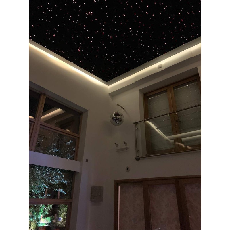 AZIMOM PMMA Plastic End Glow Fiber Optic Cable 0.75mm(0.03in) 100m(328ft)/Roll