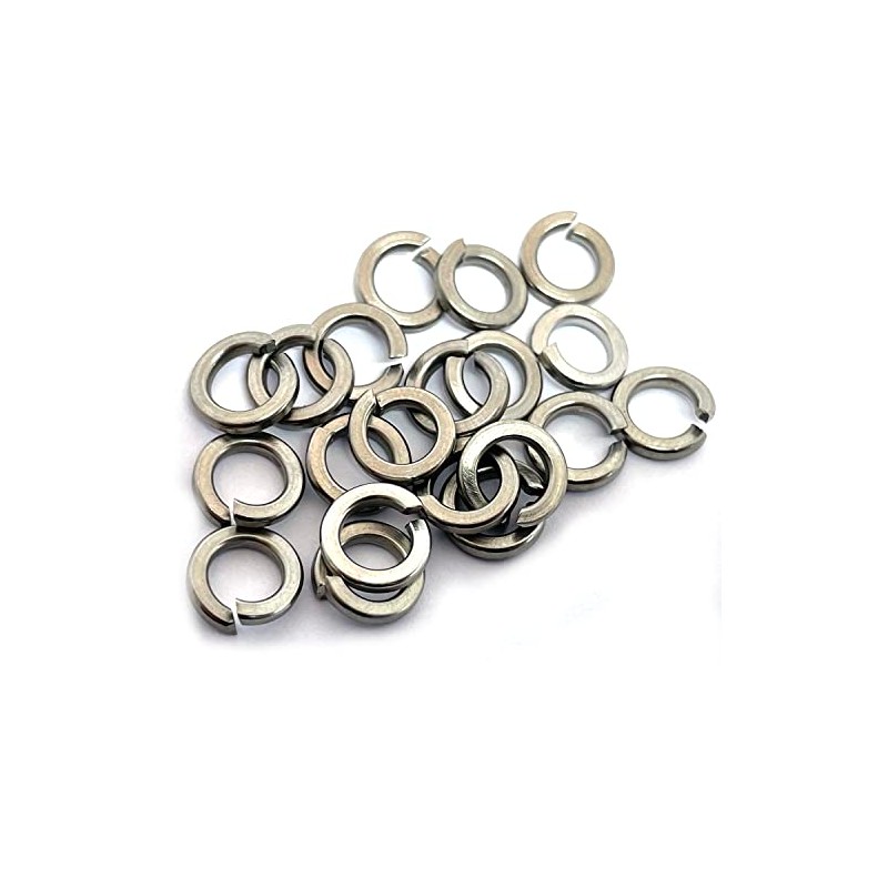 M5 Spring Washer DIN7980, Square section, A4 (316) Stainless Steel