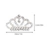 Lurrose Mini Tiara con Peine 4 Piezas de Corona de