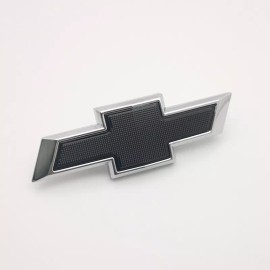 GM Front Small chrome Black Bowtie for 2019-2023 Chevy Silverado 1500 2500HD 3500HD