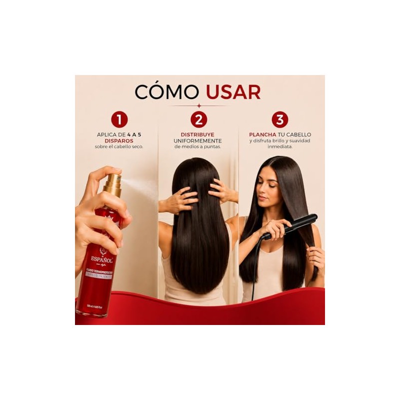 El Español con stylo Fluido Termoprotector Brillo intenso 40ml Protector