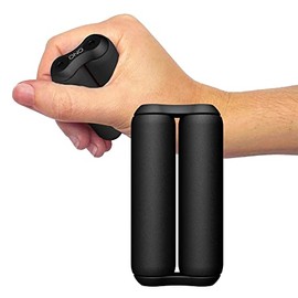 ONO Rodillo - Juguete antiestrés de Mano para Adultos | Ayuda a aliviar el estrés, la ansiedad y la tensión | Promueve el Enfoque Diseño Compacto y portátil(Tamaño Junior - Plástico ABS, Negro)