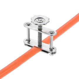 sourcing map 5pcs Flow Control Screw Compressor Adjustable Spiral Hose Clamp for Laboratory