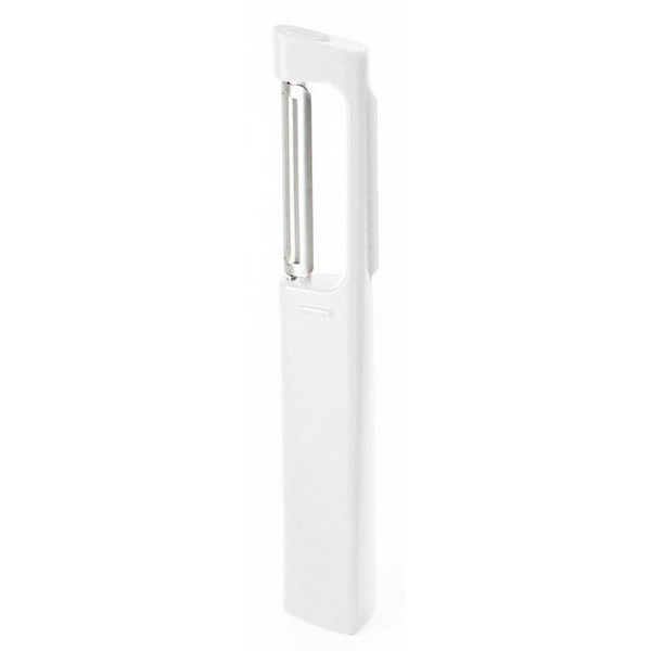 Marna K218W Standing Peeler, White, Triangular Grip (Freestanding/Vertical Type), Easy