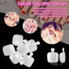 SAIPOM 100 Pieces Fake Toenails Full Cover False Toe Nail