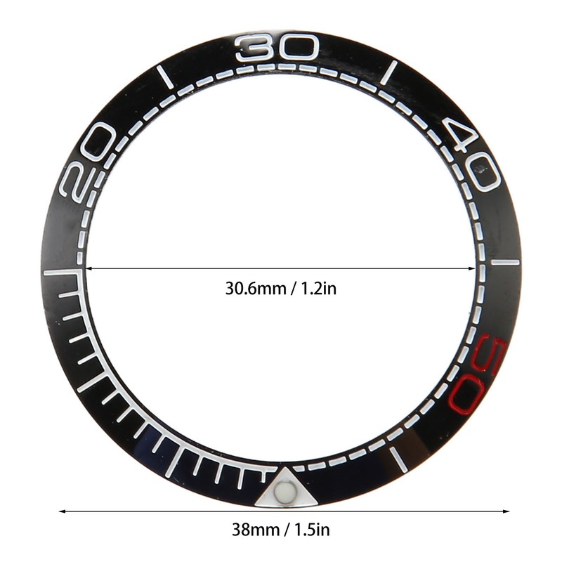 Professional Watch Bezel Insert 38mm Ceramic Watch Bezel Ring Repair