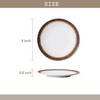 FYUEROPA Ceramic Plates Set Dessert Salad Plates, Dishwasher, Oven, and