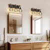 Farmhouse Vanity Light for Bathroom, 3-Light Wood Bathroom Vanity Light