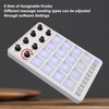 MIDI Controller, with 16 RGB Drum Pads, 8 Rotating Knobs,