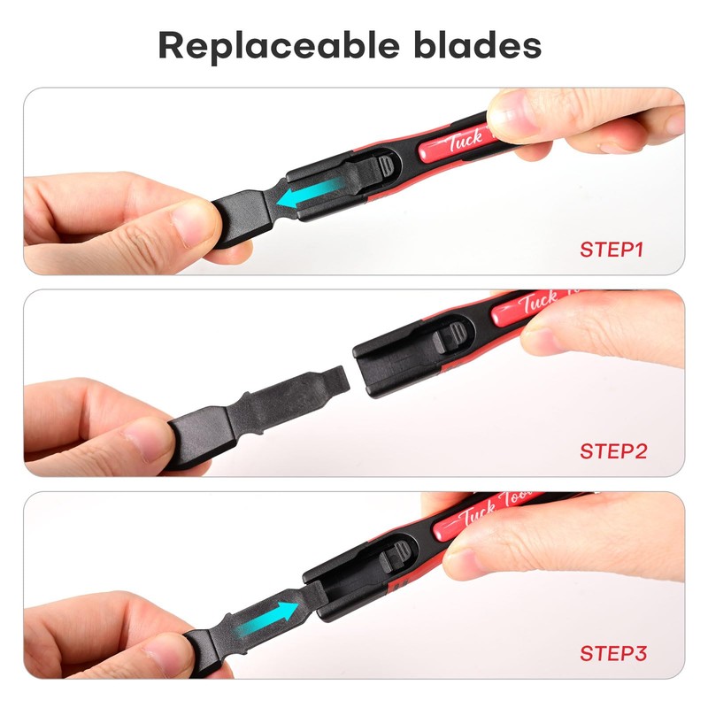 NEWISHTOOL Micro Squeegee Vinyl Wrap Tool, 6 in 1 Pro