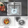 Beleeb 15 Inch Drop In Bar Sink，18-Gauge Small Kitchen Sink