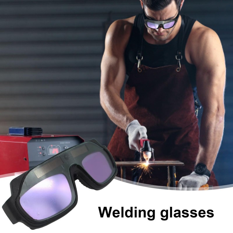 Welding Glasses,Anti-Glare Welding Eyewear - Shock Scratch Resistant Auto Darkening