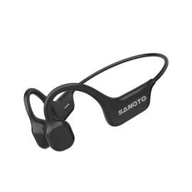 SANOTO Bone Conduction Headphones Wireless Open Ear Headphones IPX7 Waterproof Sweatproof Bluetooth Earphones Sport Headphones for Running Bicycle Cycling Workouts