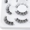 Clear Band False Eyelashes, D Curl, Russian Stripes, Band, 3D