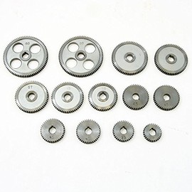 Mini Lathe Change Gear Set, Metal - for 7x10-7x16 Metal Lathes - Bore 12 mm, Keyway 3 mm, Width 8 mm, LittleMachineShop.com (3938)