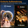 RISEMART Retractable Camping String Lights