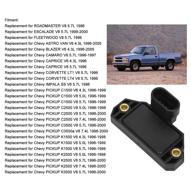 Ignition Control Module 8104828030 Sensitive Accurate Replacement for Chevy ASTRO
