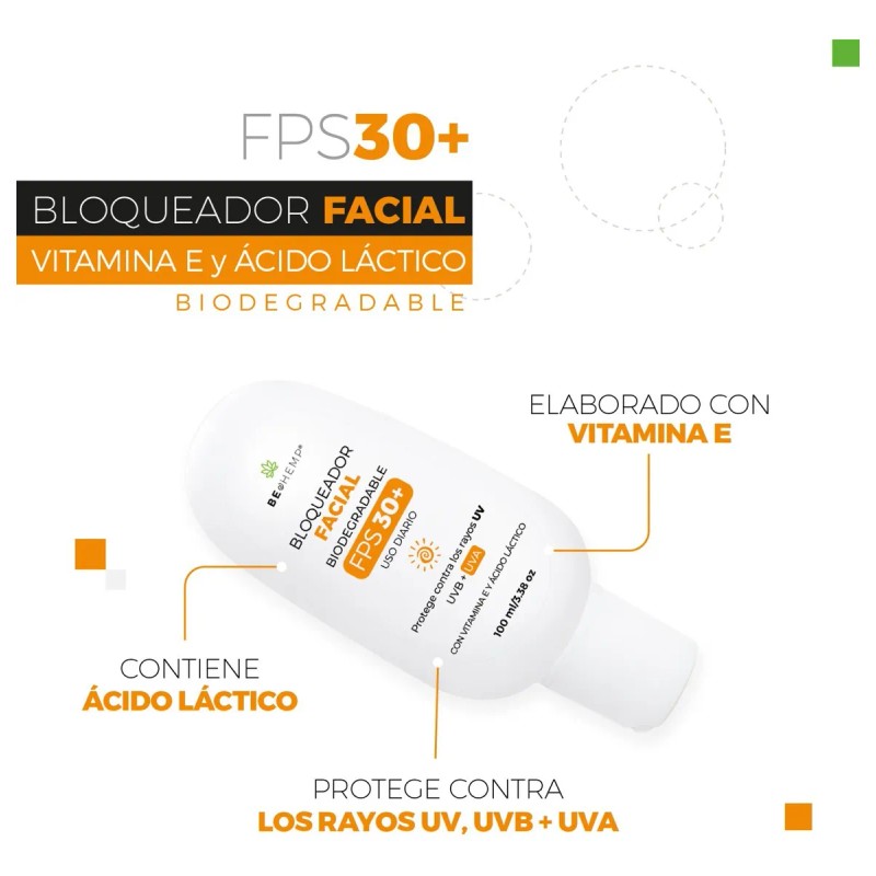 Protector Solar Facial Beohemp Fps 30 Crema 100 Ml
