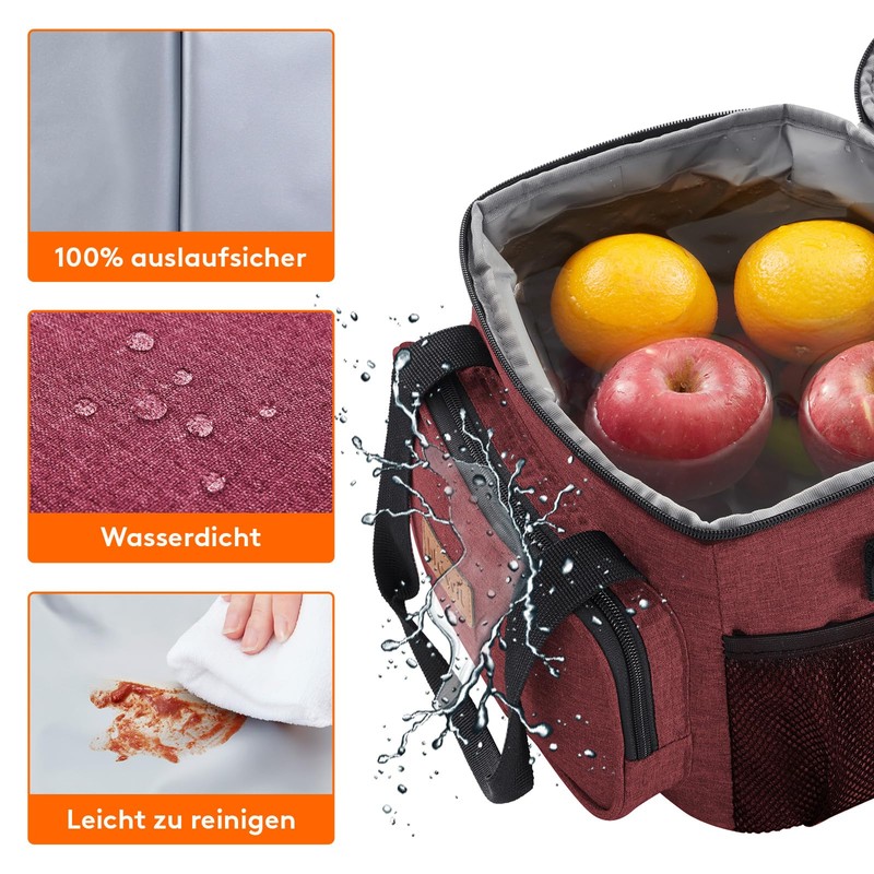 Lifewit Large Lunch Bag, 12 Cans (8.5 L) Insulated Lunch