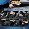 This Hill Cup Holder Tray for Car, 2 in 1