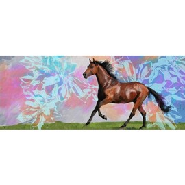 ArtDirect Free Rein 1 18x10 Gallery Wrapped Canvas Museum Art by Butcher, Sarah