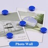 DUJEQM Fridge Magnets 30PCS Blue, Strong Magnet Mini Round Decorative