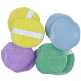 advancedestore Makeup Sponge Beauty Facial Kit Makeup Sponge Round Face Powder Pad Blending Sponge Puff, Cotton Makeup Puff with Strap for Powder Foundation Loose Mineral Powder Body 8 PCS