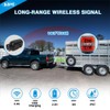 KDM Magnetic Wireless LED Trailer Light kit,Rechargeable Towing Tail Light