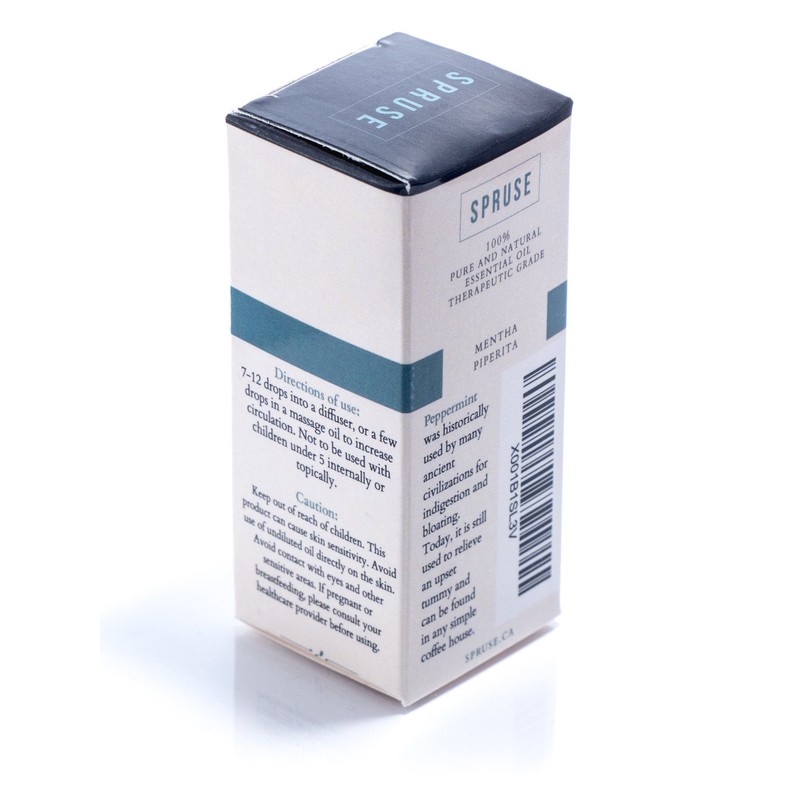 SPRUSE Peppermint Essential Oil - 30ml - 100% Natural Undiluted