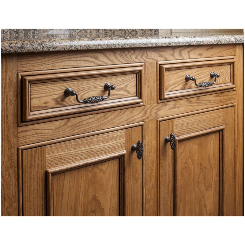 Jeffrey Alexander 749-96B-DACM Tuscany Birdcage Pull