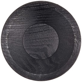 Set of 10 茶托 4 Dimension P. Small 茶托 Black 1 Piece [12 x 2 cm] [Kagurazaka Inn 和食 Mincer Restaurant Commercial Dinnerware]