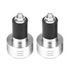 Qiilu Universal Anti-Vibration Handlebar End Caps - Pair of 22