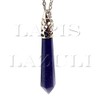 【SION】 Natural Stone Power Stone Point Locket Pendant Lapis Lazuli,