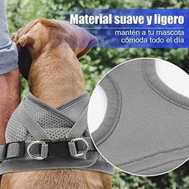 Arnes Perro Pecho Pequeño Mediano Arnés para Perro Pechera para Perro Arnés para Gatos Arnés Reflectante para Mascotas,Apto para Perros y Gatos...    
