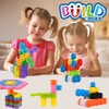 SIENIANLINE Gears Interlocking Learning Set - Building Set for Beginners
