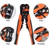 HuLuHouse Pinza Pelacables AutomáTica, pela cables, Naranja
