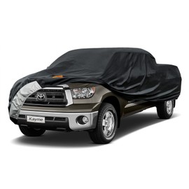 Kayme 7 Layers Truck Cover Fit Toyota Tacoma (2016-2025) Access Cab/Double Cab, Waterproof All Weather, Heavy Duty Outdoor Pickup Truck Cover Sun UV Rain Protection.