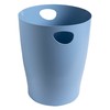 Exacompta 45309D ECOBIN BeeBlue Recycled Plastic Waste Paper Bin 15