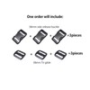 Ahijklmn Plastic Buckles - Side Release Buckle Clips + Tri