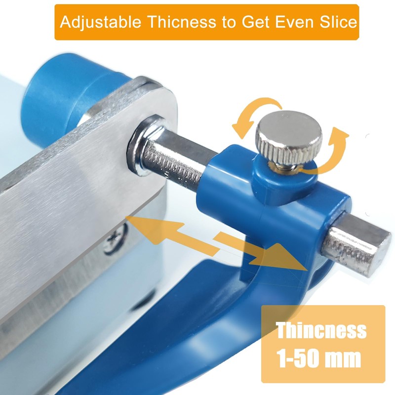 Alinwu Multipurpose Cheese Slicers for Block Cheese, with Adjustable Thickness