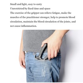 TREE Hand Grip Strengthener Forearm Grip Workout Kit Adjustable Hand Gripper Finger Exerciser Equipment Finger Strengthener Resistance Bands, Grip Ring for Hand Finger Strengtheners