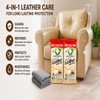 Large Leather Cleaning Wipes 140 Pack Clean, Condition & Protect