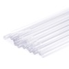 Comfy Package Jumbo Smoothie Straws - 100 Pack, Clear Plastic
