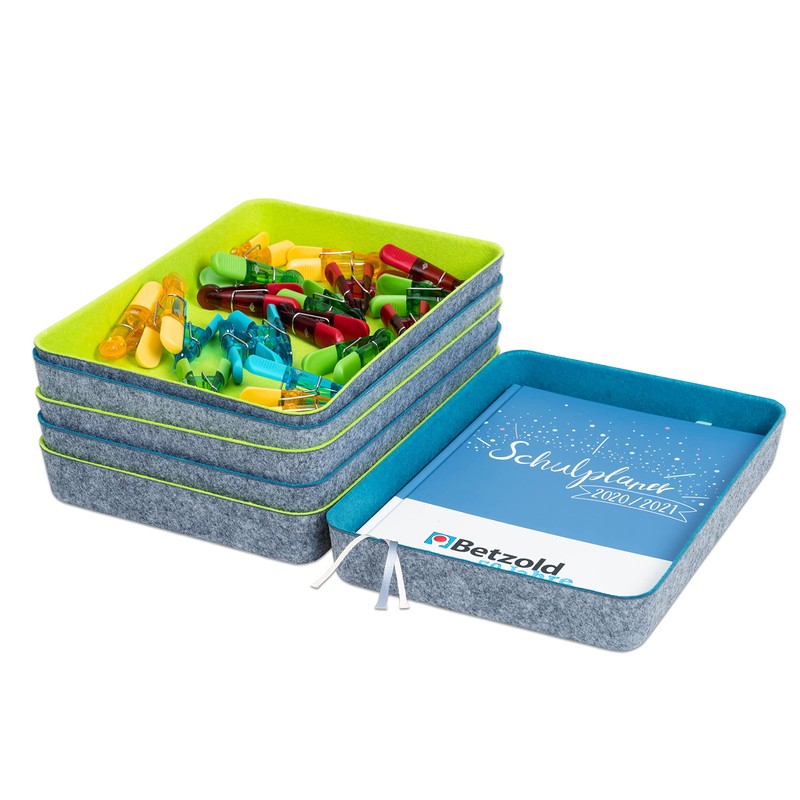 Betzold - Felt Trays, DIN A4 Storage Bowls, Material Trays,