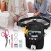 Trunab Nurse Bag, Nurse Pouch, Fanny Pack, Nurse, Multi-functional (Black)