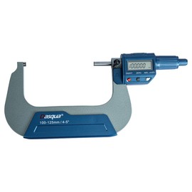 Dasqua 4230-2025 100-125mm/4-5" Digital Outside Micrometer, Accuracy 0.00020"/0.005mm, Resolution .0005"/0.001mm