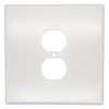 Jumbo Over Sized Paintable Wall Plate, Duplex Outlet (5, Duplex)