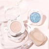 Light Blue White Single Eyeshadow Makeup, Neutral Powde Eye Shadow