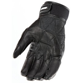 Joe Rocket Speedway Men's Motorcycle Riding Gloves (Black/Black, X-Large)